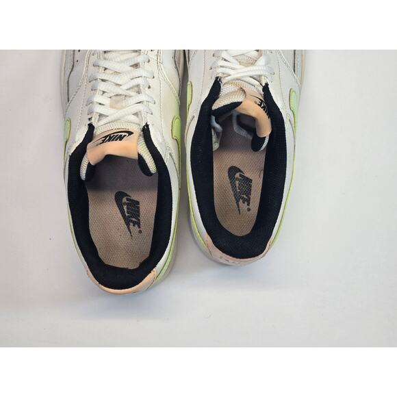 Nike Court Vision Low Womens Shoes, Sneakers, Size 8, Summit White/ Barely Volt - Picture 7 of 8